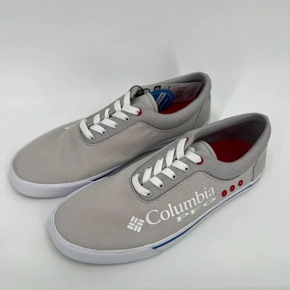 Columbia Mens PFG Terminal Tackle Lace-up Shoes sz 9 Athletic Sneaker Gray NWT - Picture 2 of 8